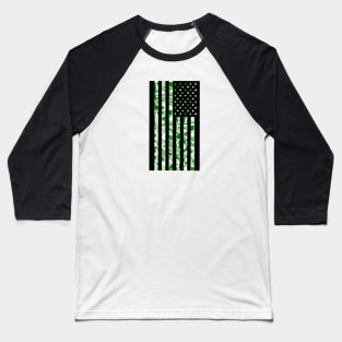 MONEY FLAG Front Baseball T-Shirt